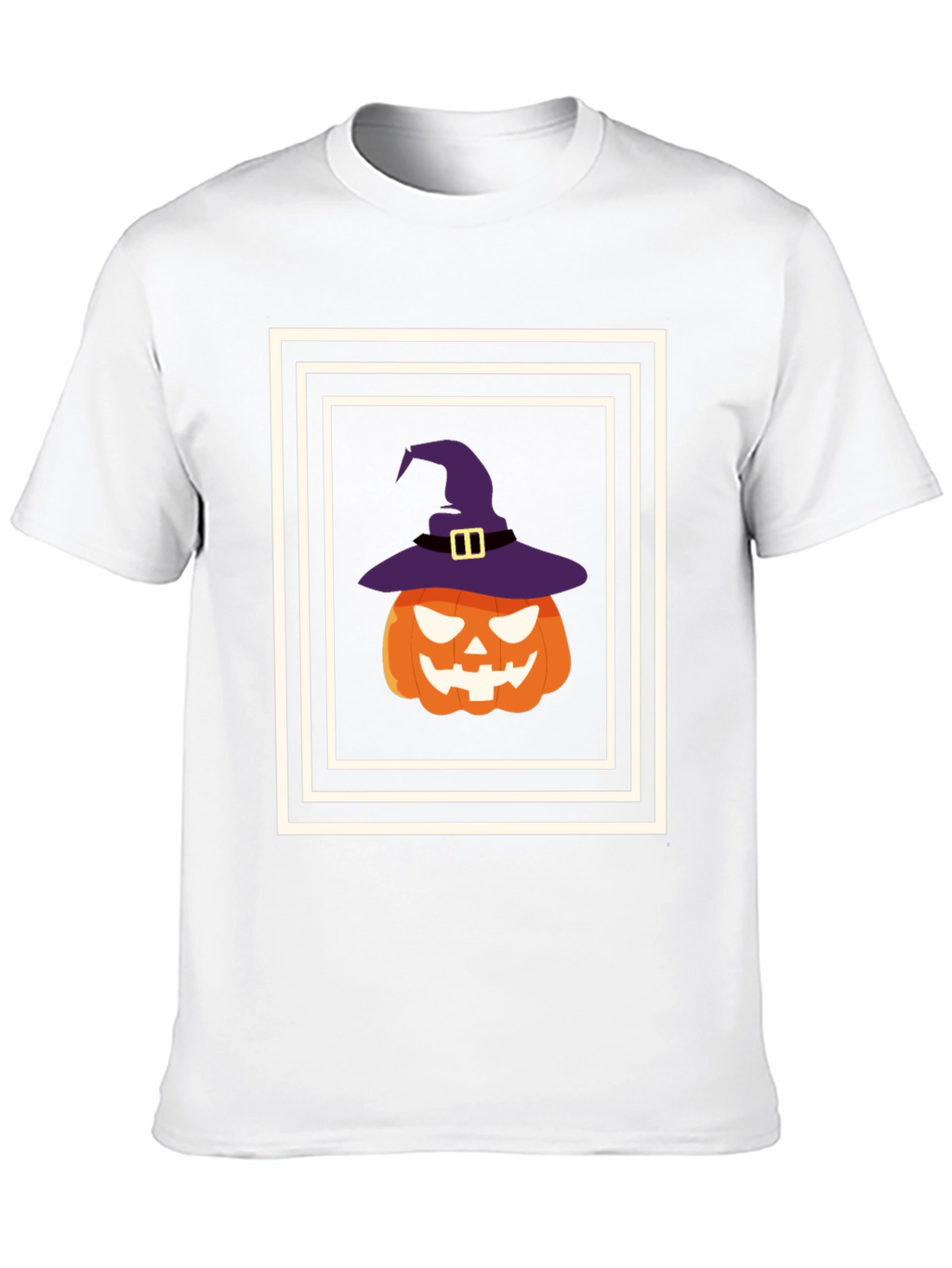 Halloween Pumpkin Witch Hat T-Shirt