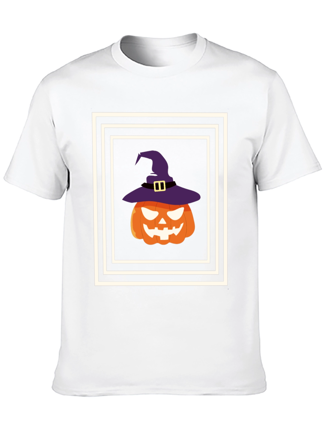 Halloween Pumpkin Witch Hat T-Shirt