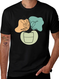 Abstract Plant Graphic T-Shirt