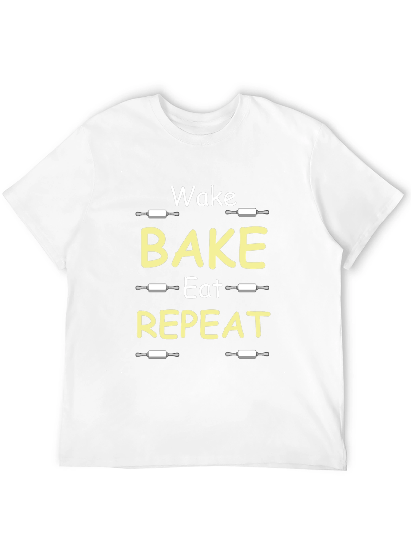 Wake Bake Eat Repeat Funny T-Shirt