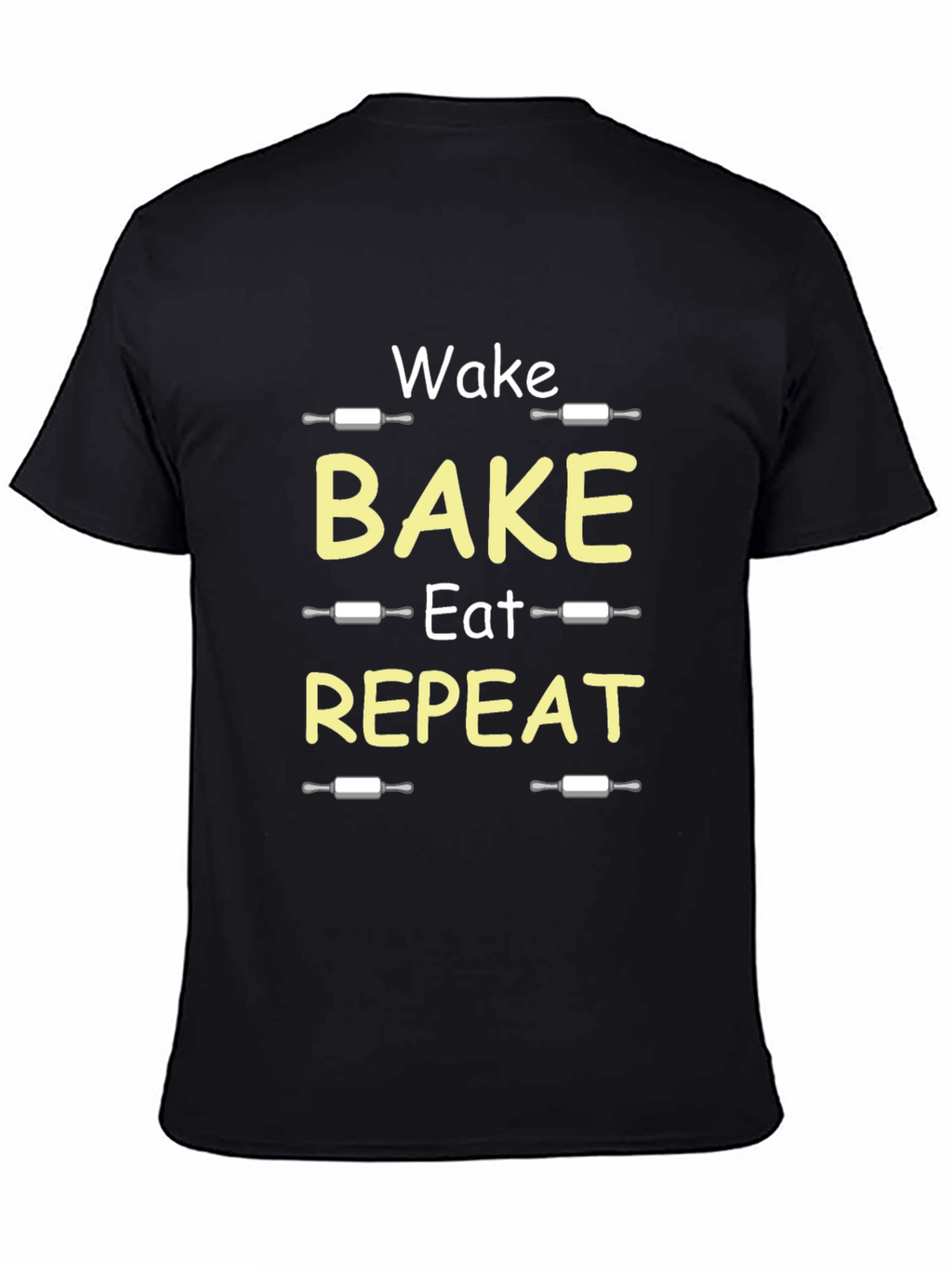 Wake Bake Eat Repeat Funny T-Shirt