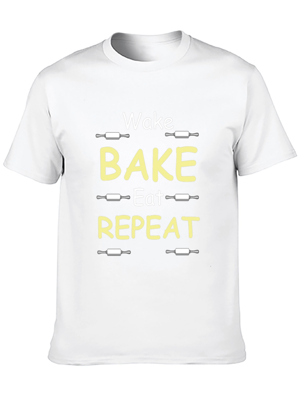 Wake Bake Eat Repeat Funny T-Shirt