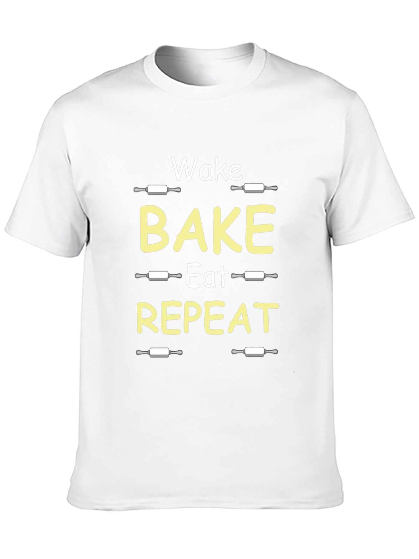Wake Bake Eat Repeat Funny T-Shirt