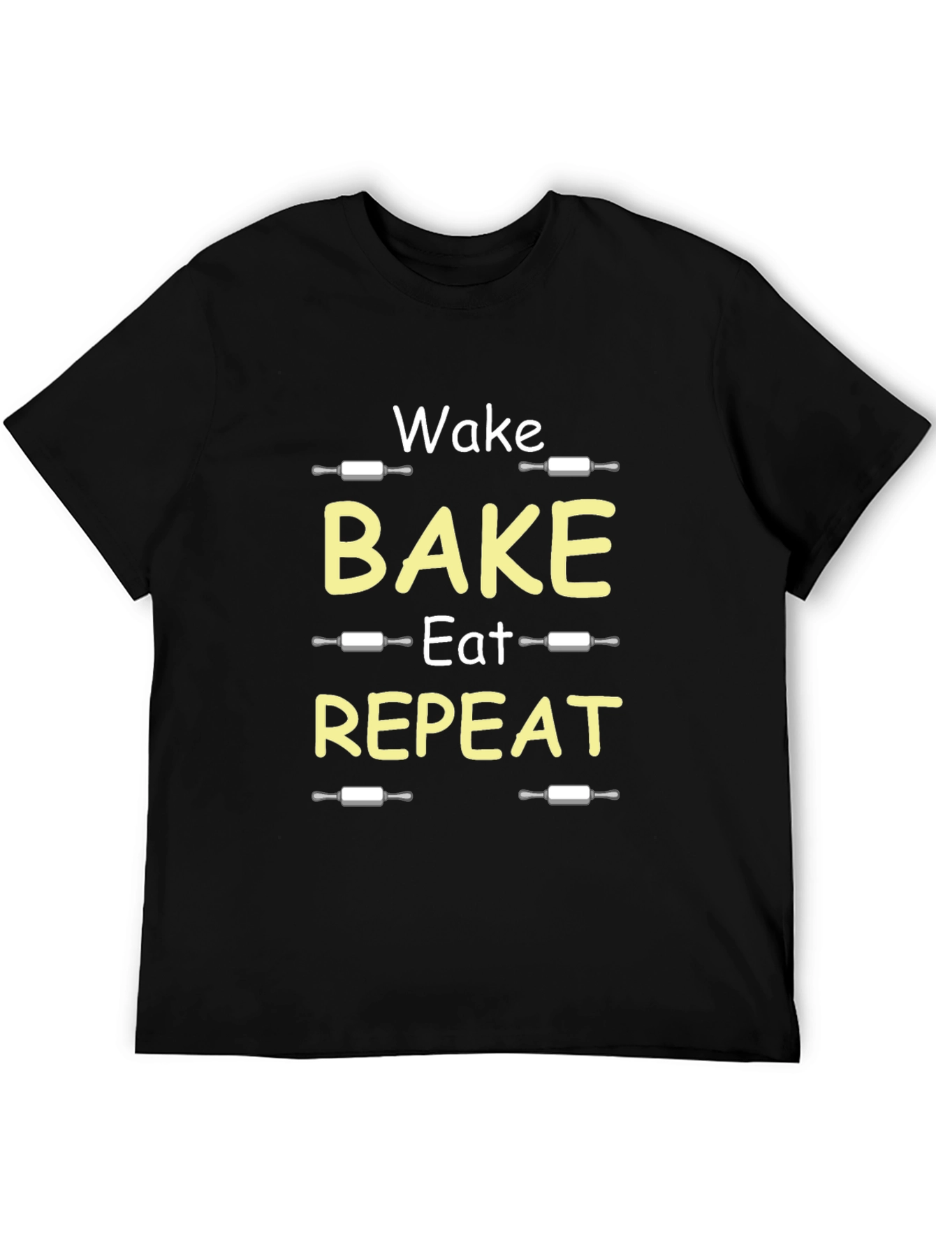 Wake Bake Eat Repeat Funny T-Shirt