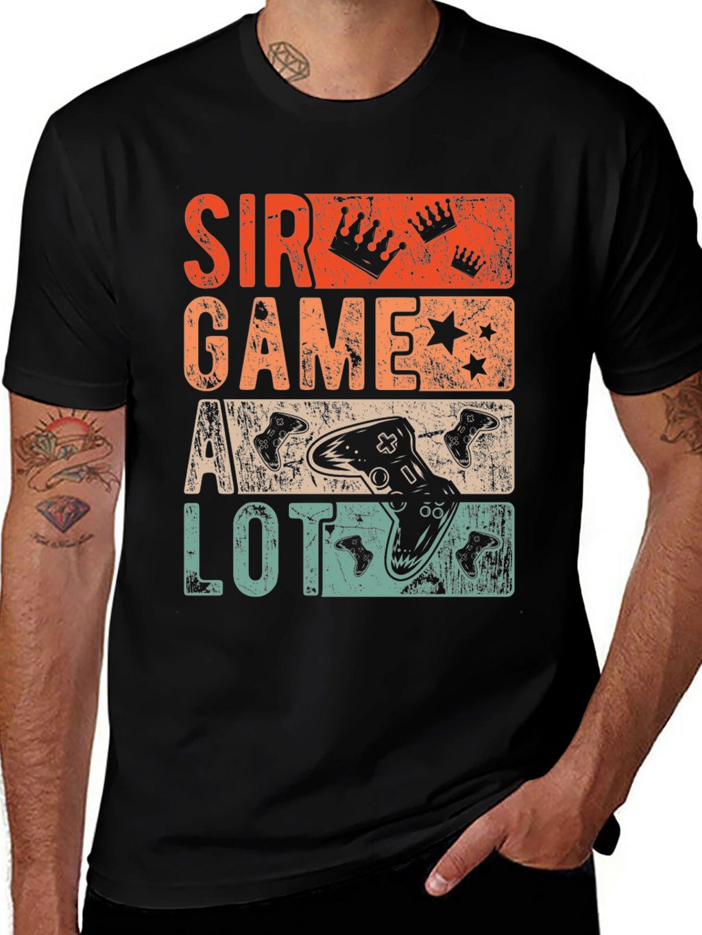 Sir Games A Lot Retro Graphic Tee
