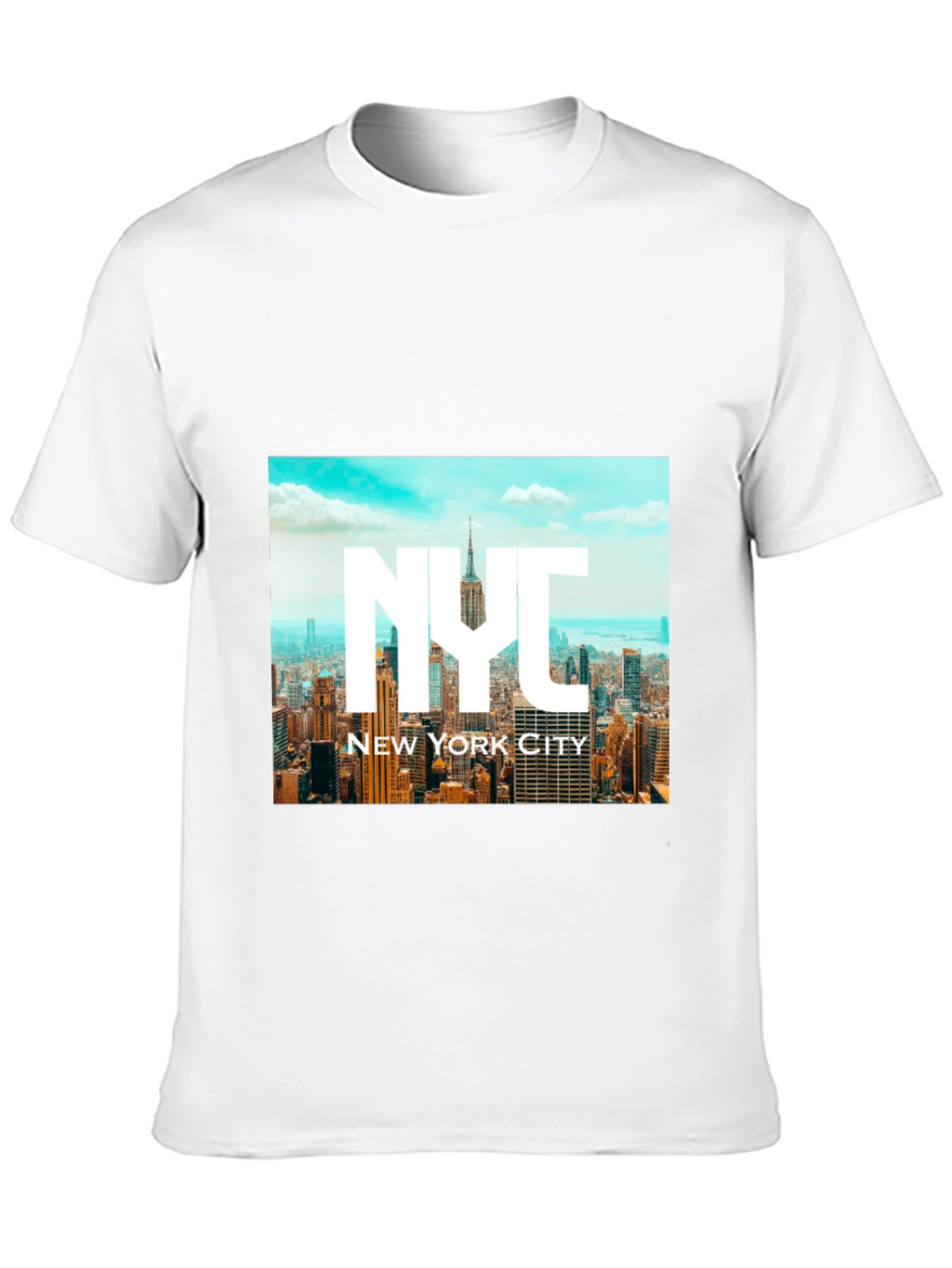 NYC New York City Graphic Tee - Black