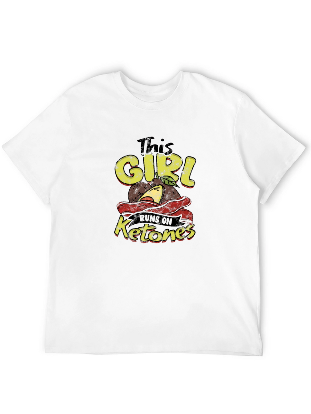 This Girl Runs on Ketones Black T-Shirt