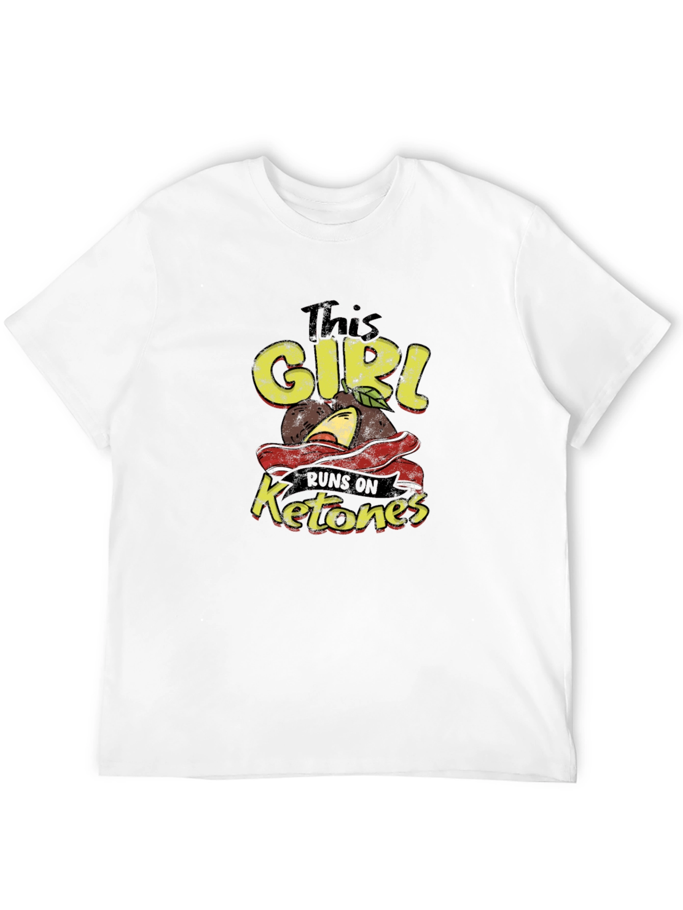 This Girl Runs on Ketones Black T-Shirt