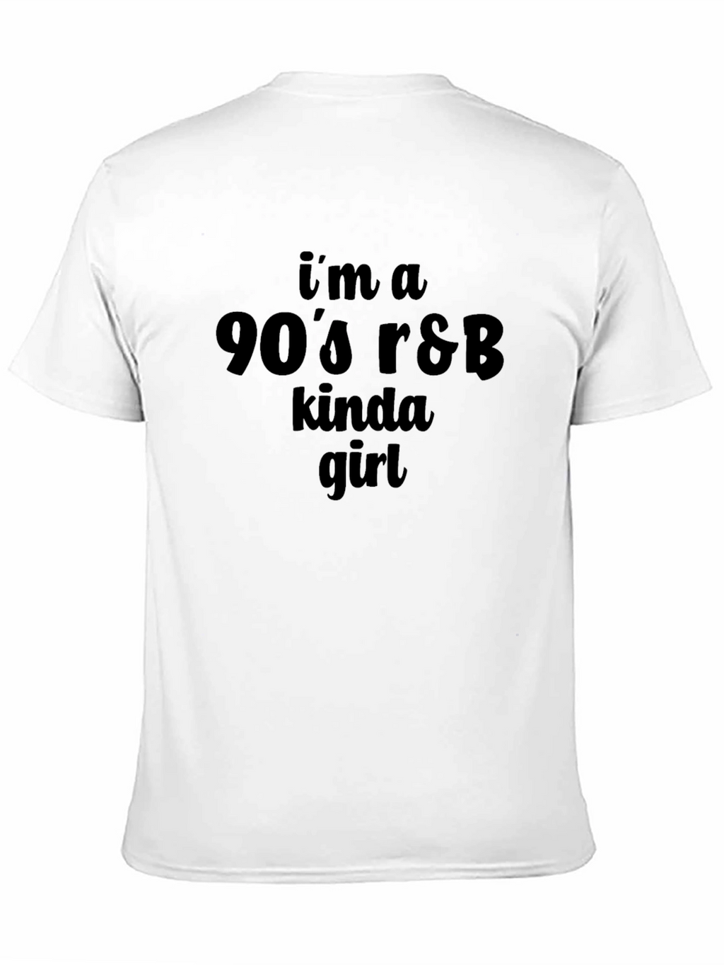 90s R&B Kinda Girl Black T-Shirt