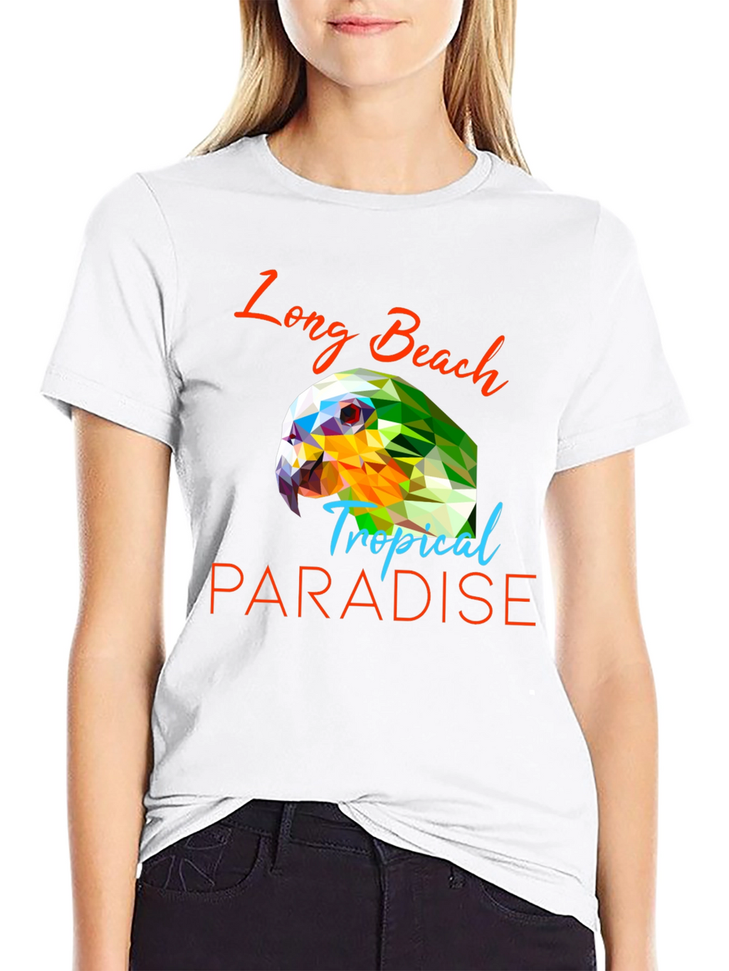 Long Beach Tropical Paradise Graphic Tee