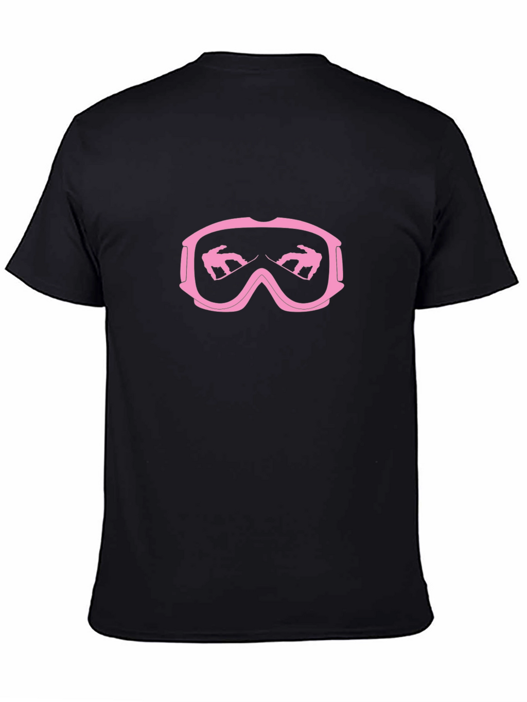 Pink Snowboard Goggles Graphic T-Shirt