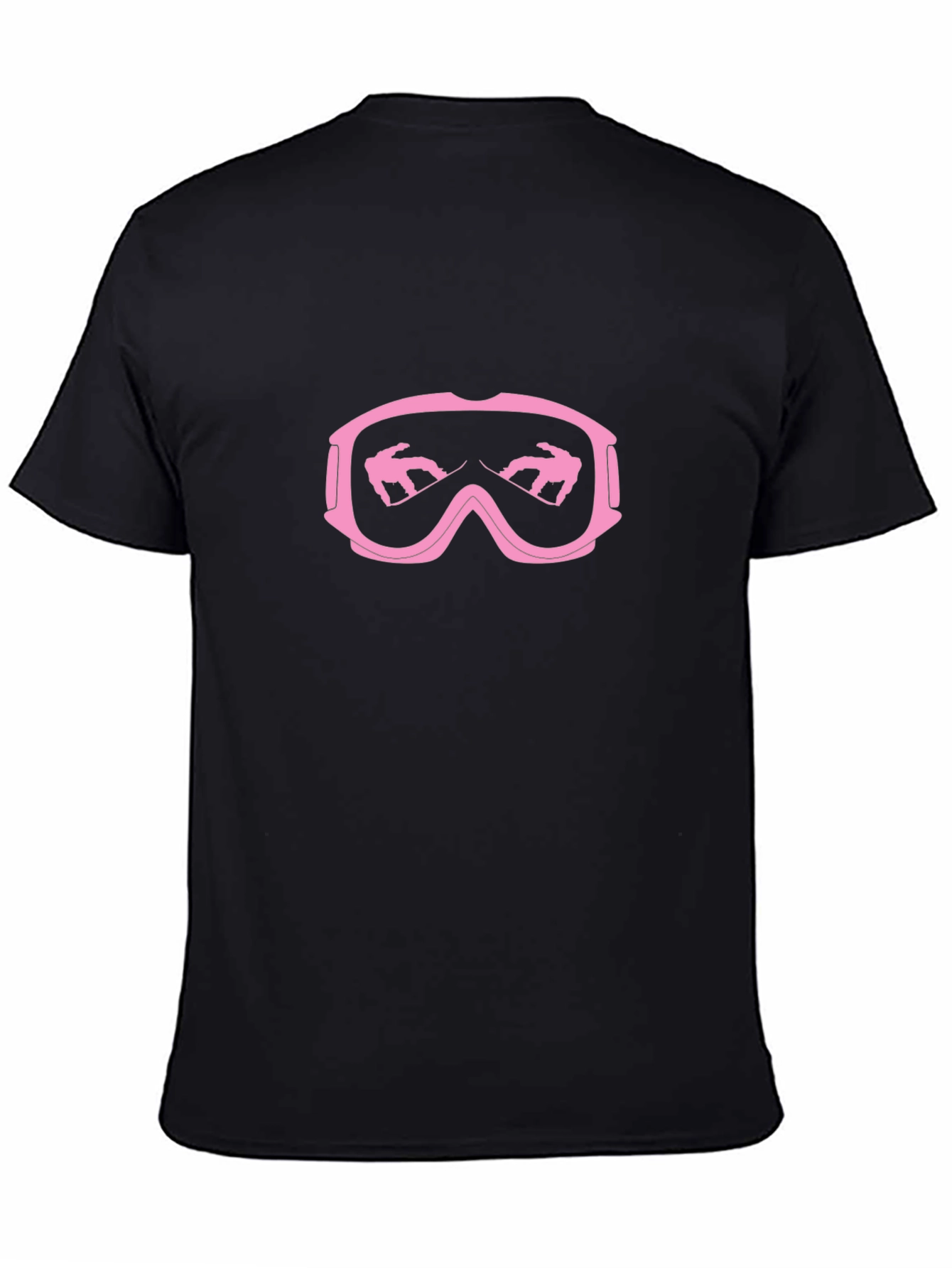Pink Snowboard Goggles Graphic T-Shirt