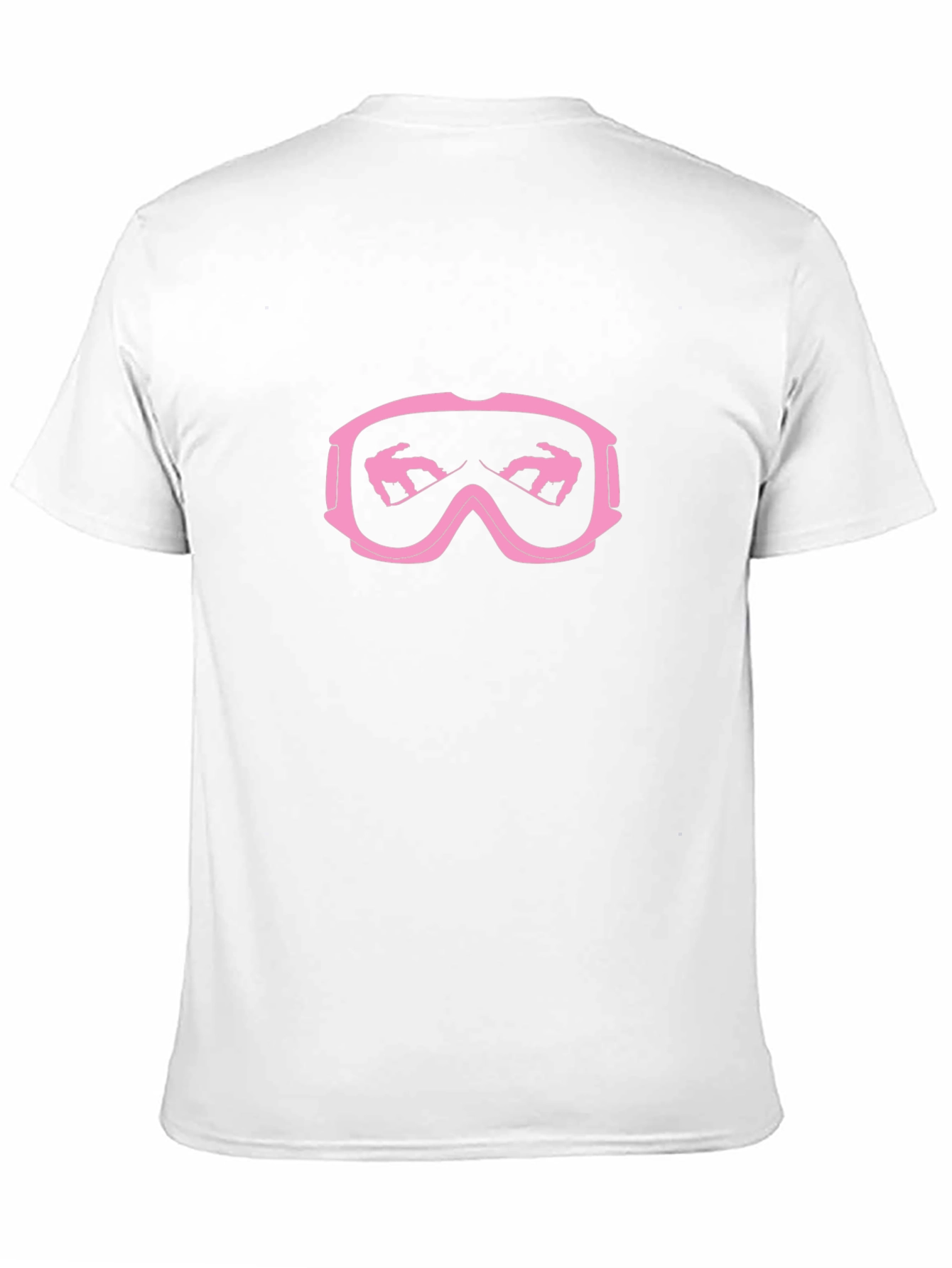 Pink Snowboard Goggles Graphic T-Shirt