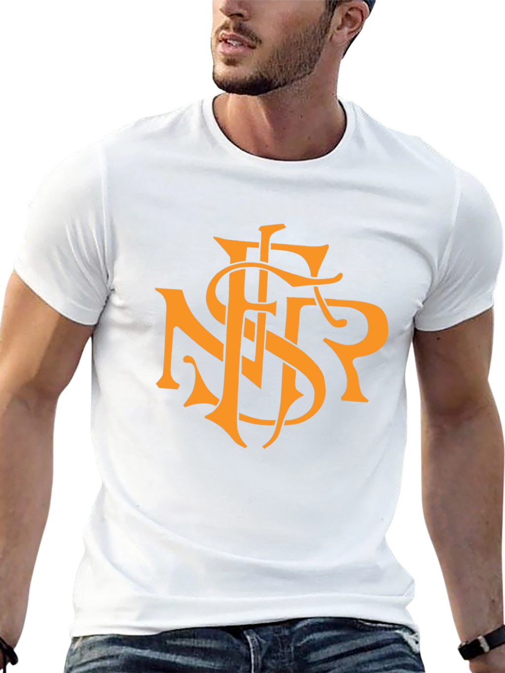 Monogram Graphic Tee - Black