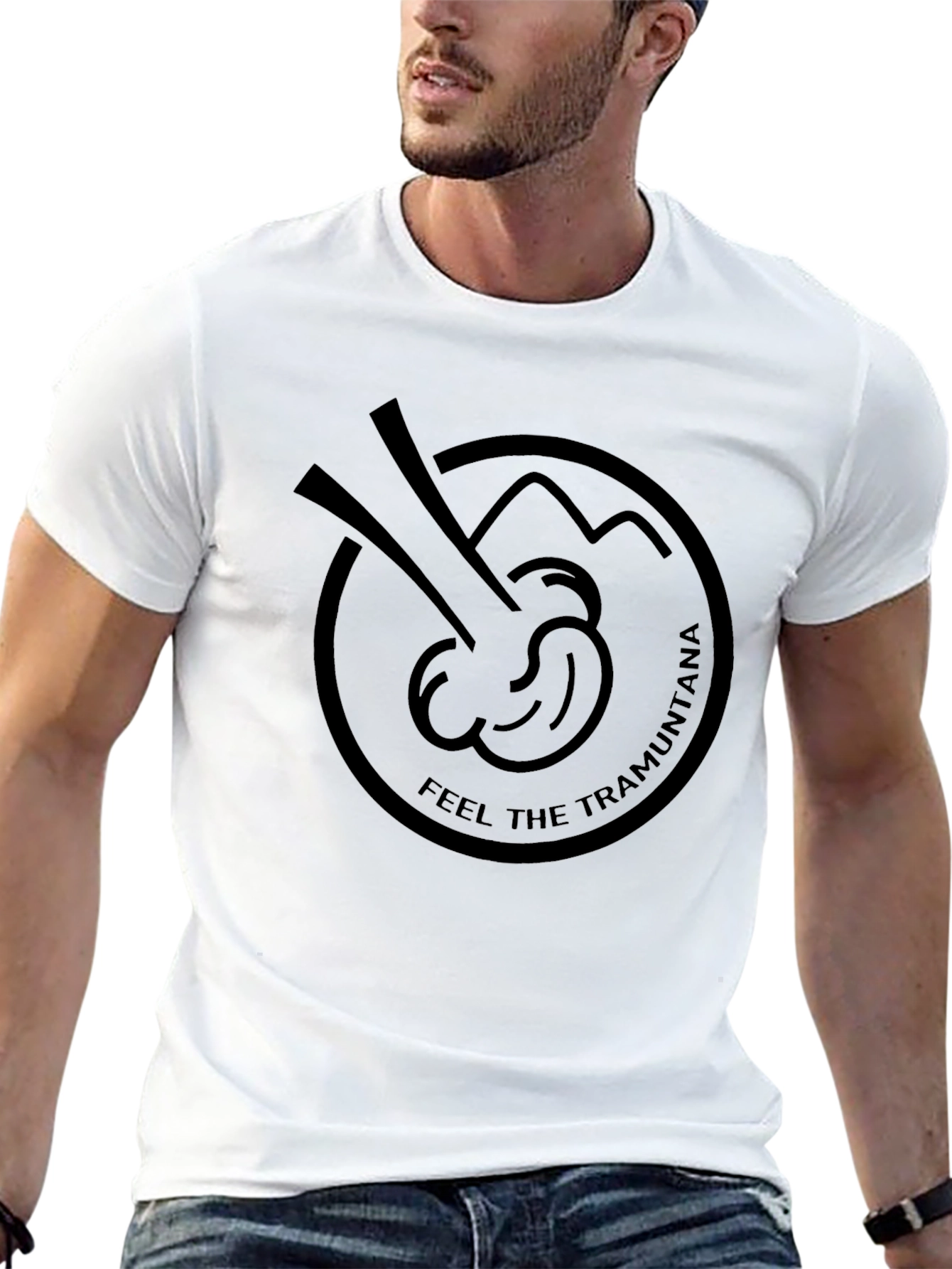 Feel the Tramuntana Black Graphic Tee