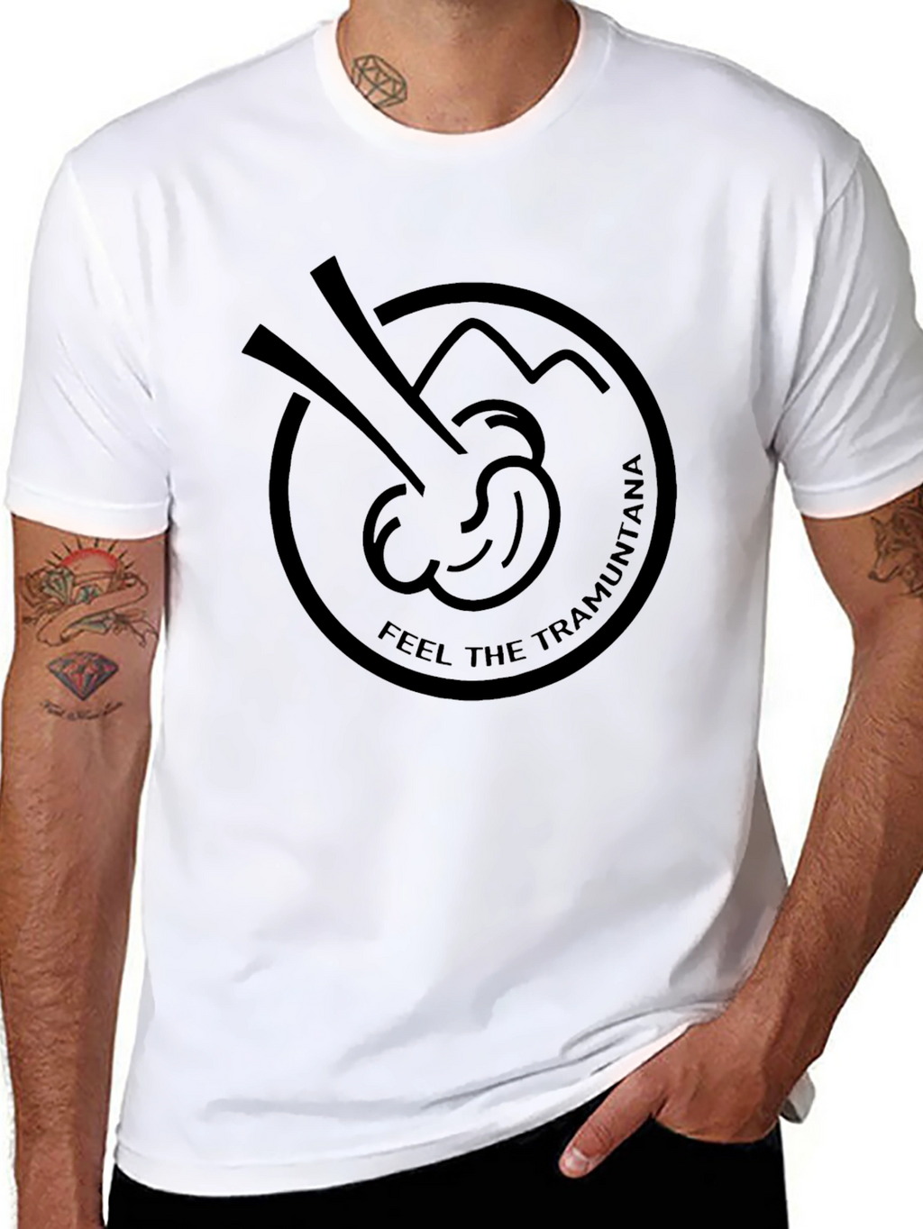 Feel the Tramuntana Black Graphic Tee