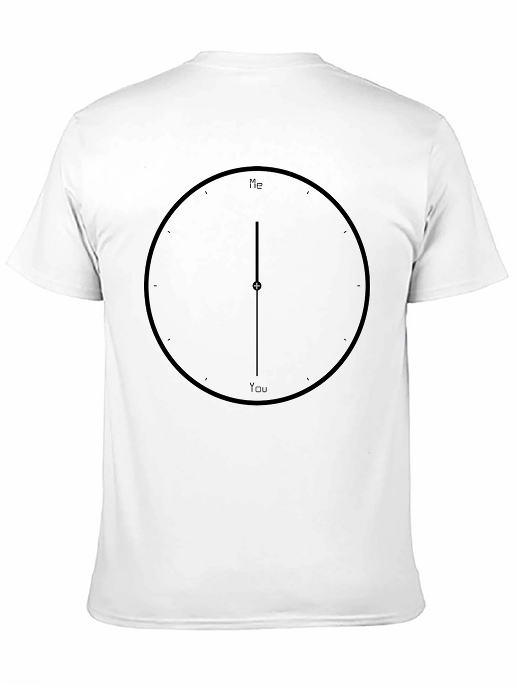 Clock Hands T-Shirt - Me & You Design