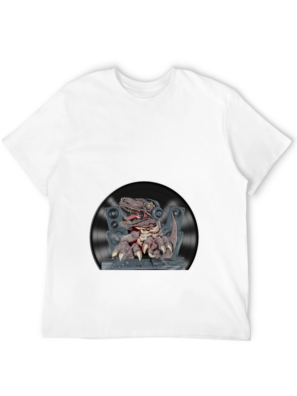 DJ Raptor Graphic T-Shirt - Black Cotton Tee