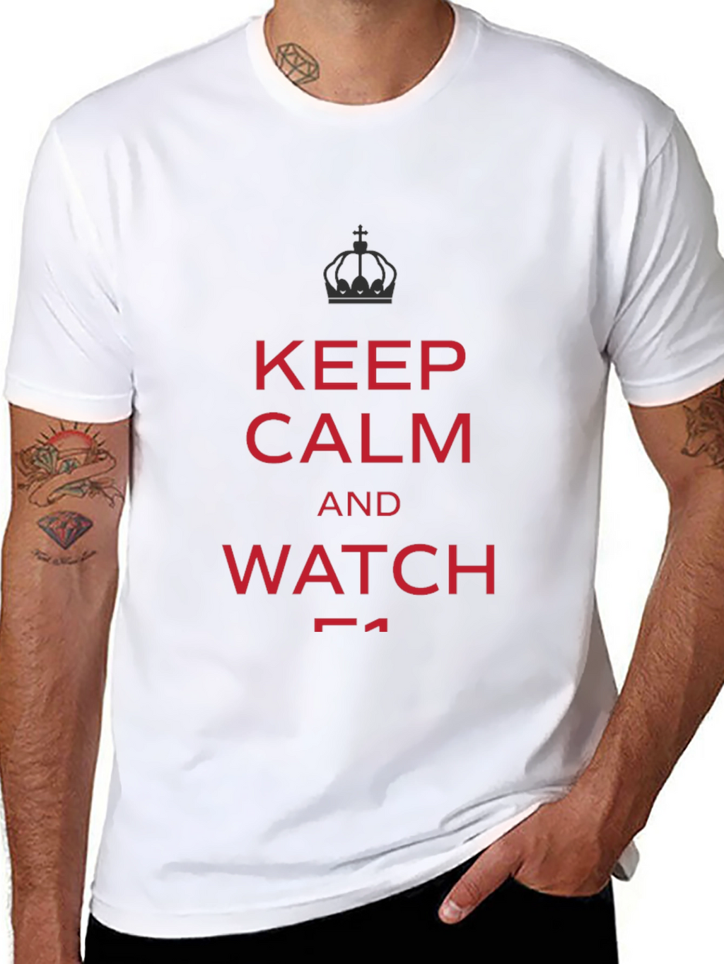 Keep Calm and Watch F1 T-Shirt