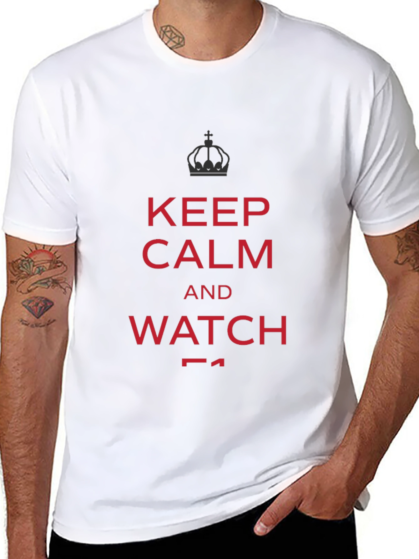 Keep Calm and Watch F1 T-Shirt