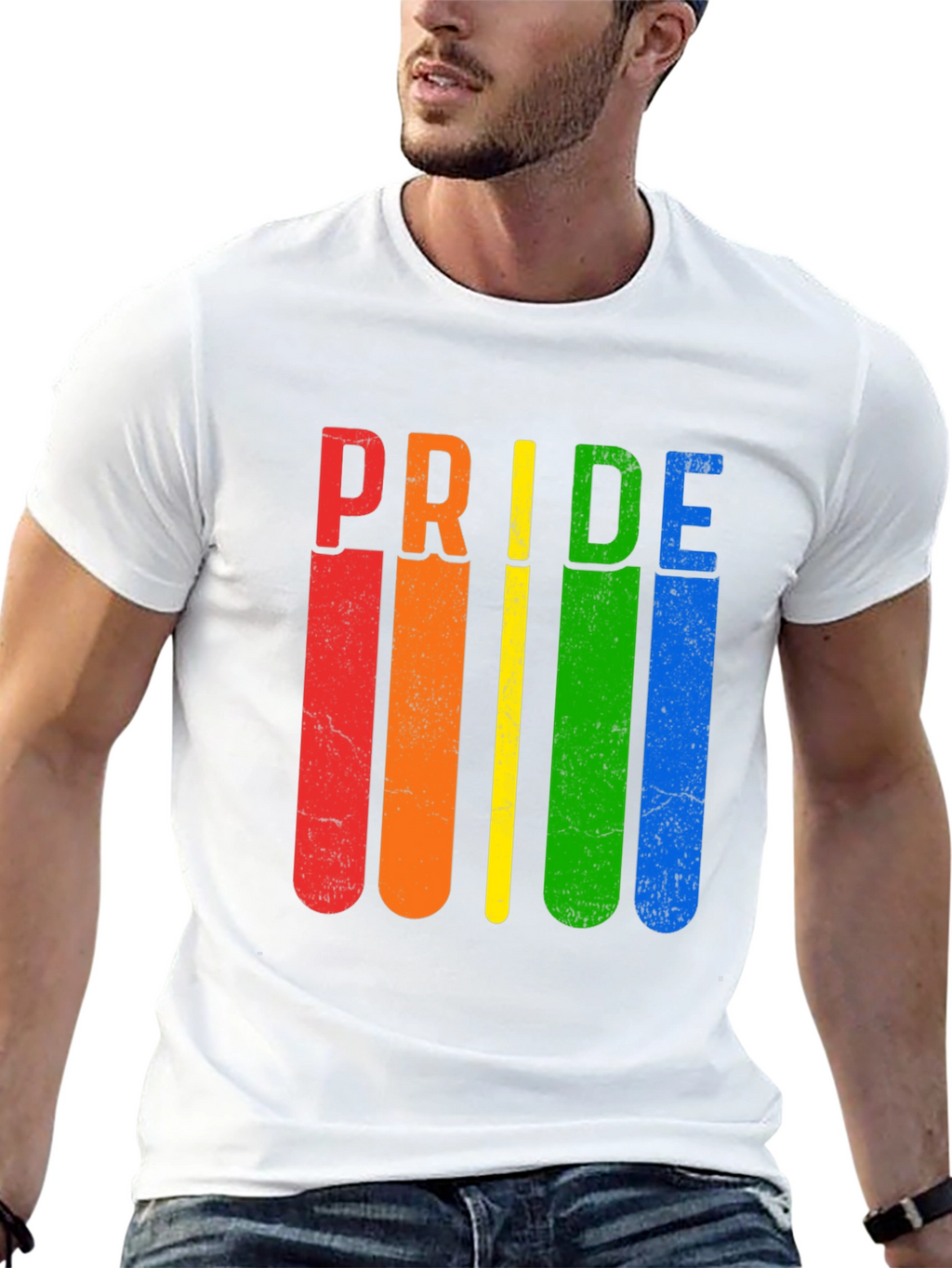 Pride Rainbow Stripe T-Shirt