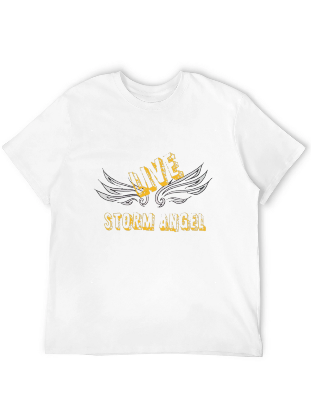 Storm Angel Graphic Tee - Black