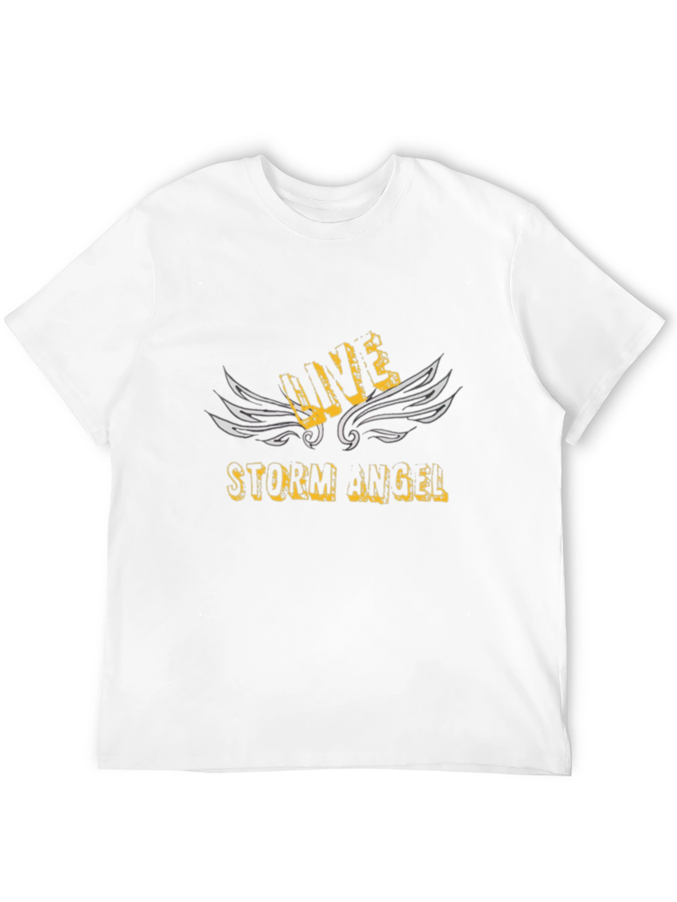 Storm Angel Graphic Tee - Black