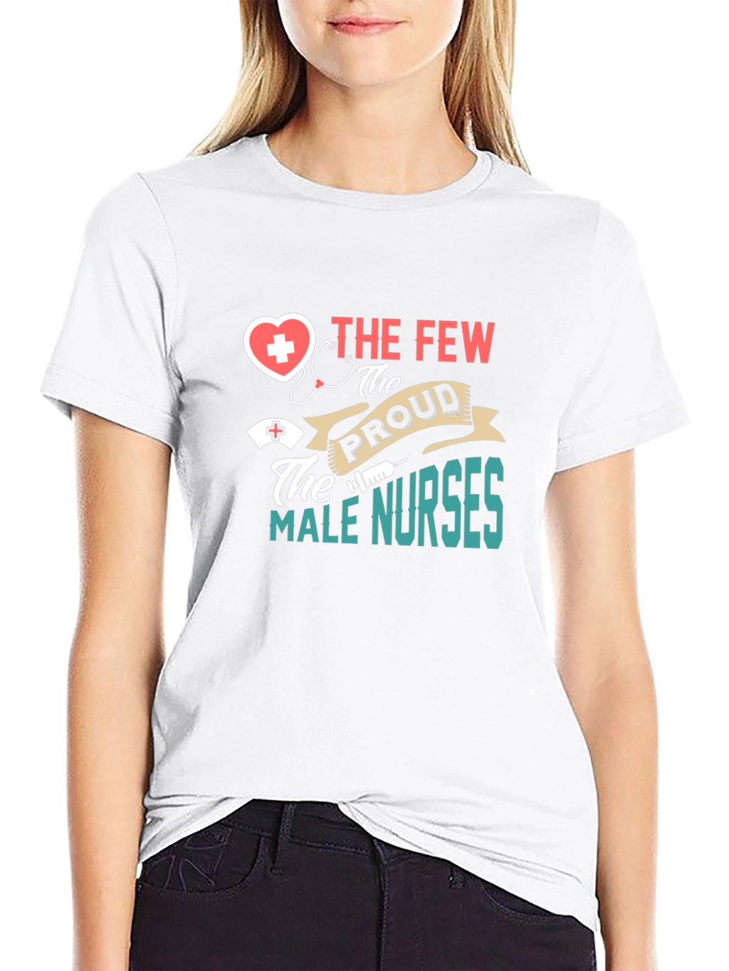 Proud Male Nurse T-Shirt - Medical Professional Tee