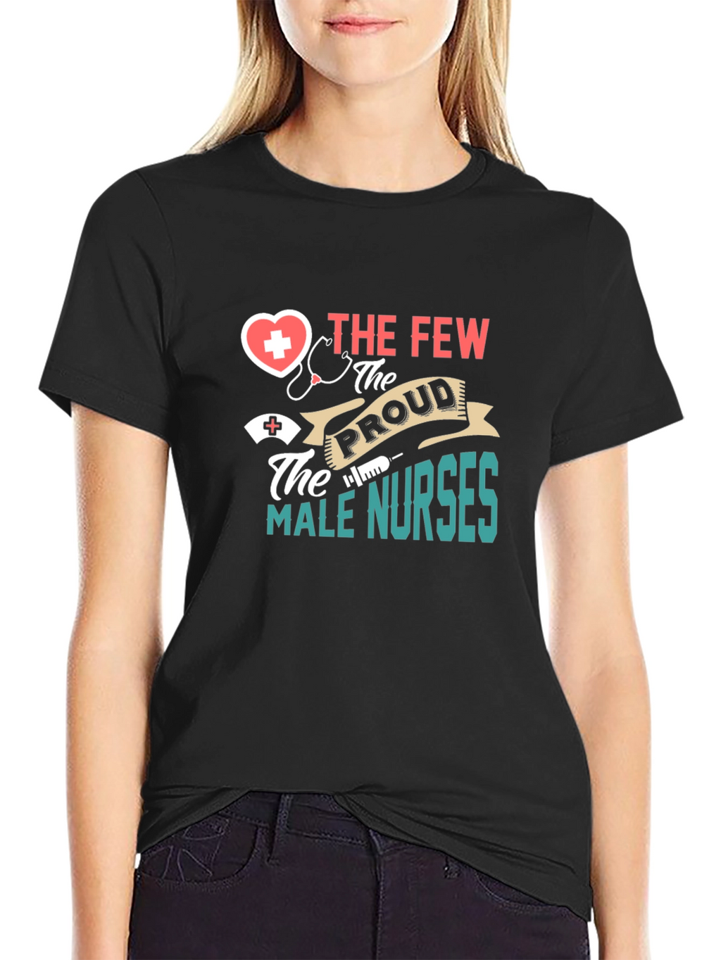 Proud Male Nurse T-Shirt - Medical Professional Tee