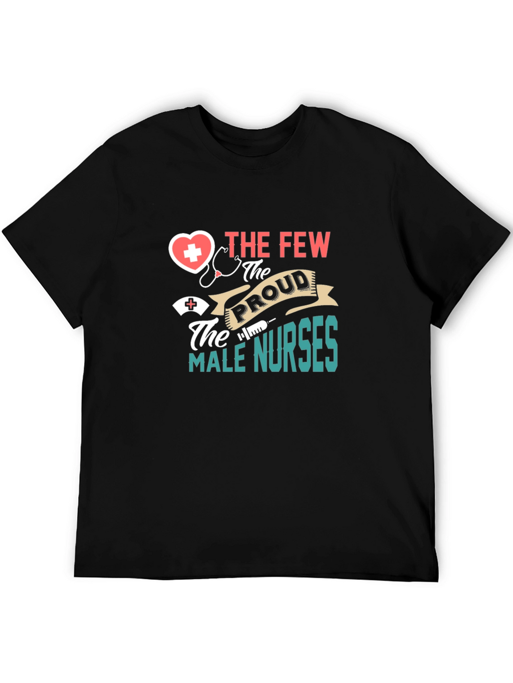 Proud Male Nurse T-Shirt - Medical Professional Tee