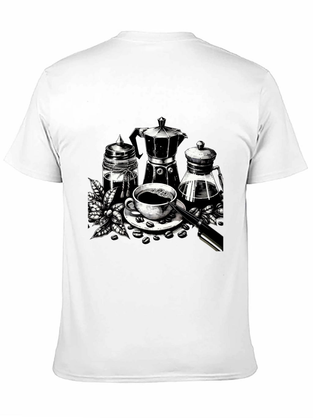 Coffee Lover Graphic Tee - Black