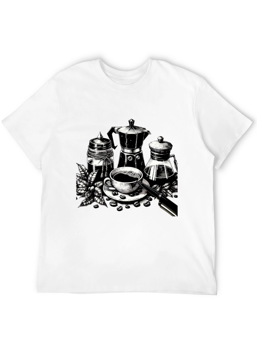 Coffee Lover Graphic Tee - Black