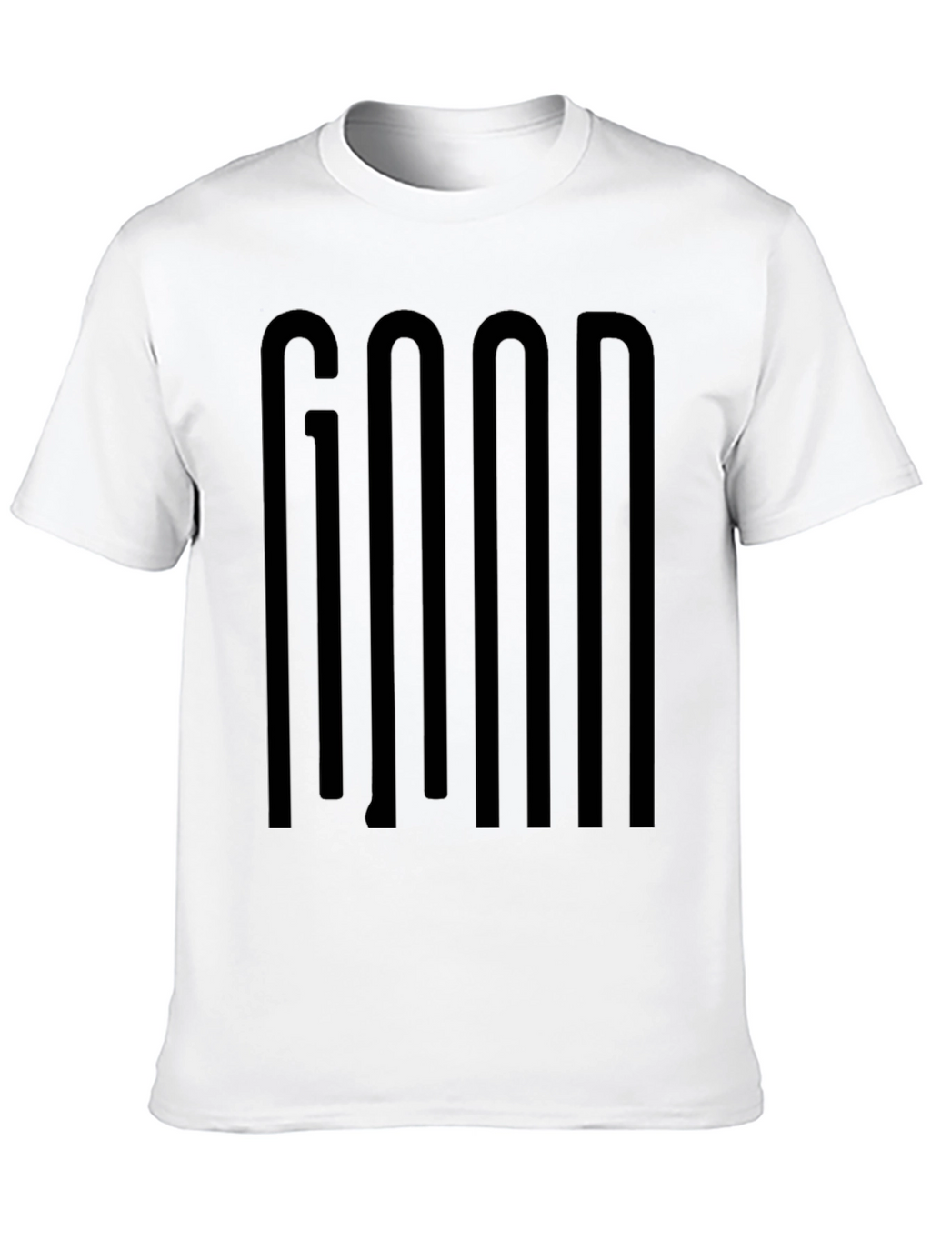 GOOD Graphic Black T-Shirt | Minimalist Design