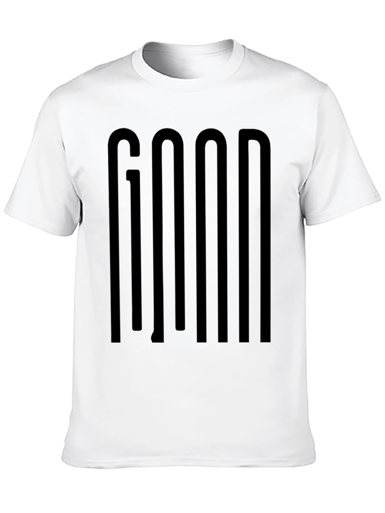 GOOD Graphic Black T-Shirt | Minimalist Design