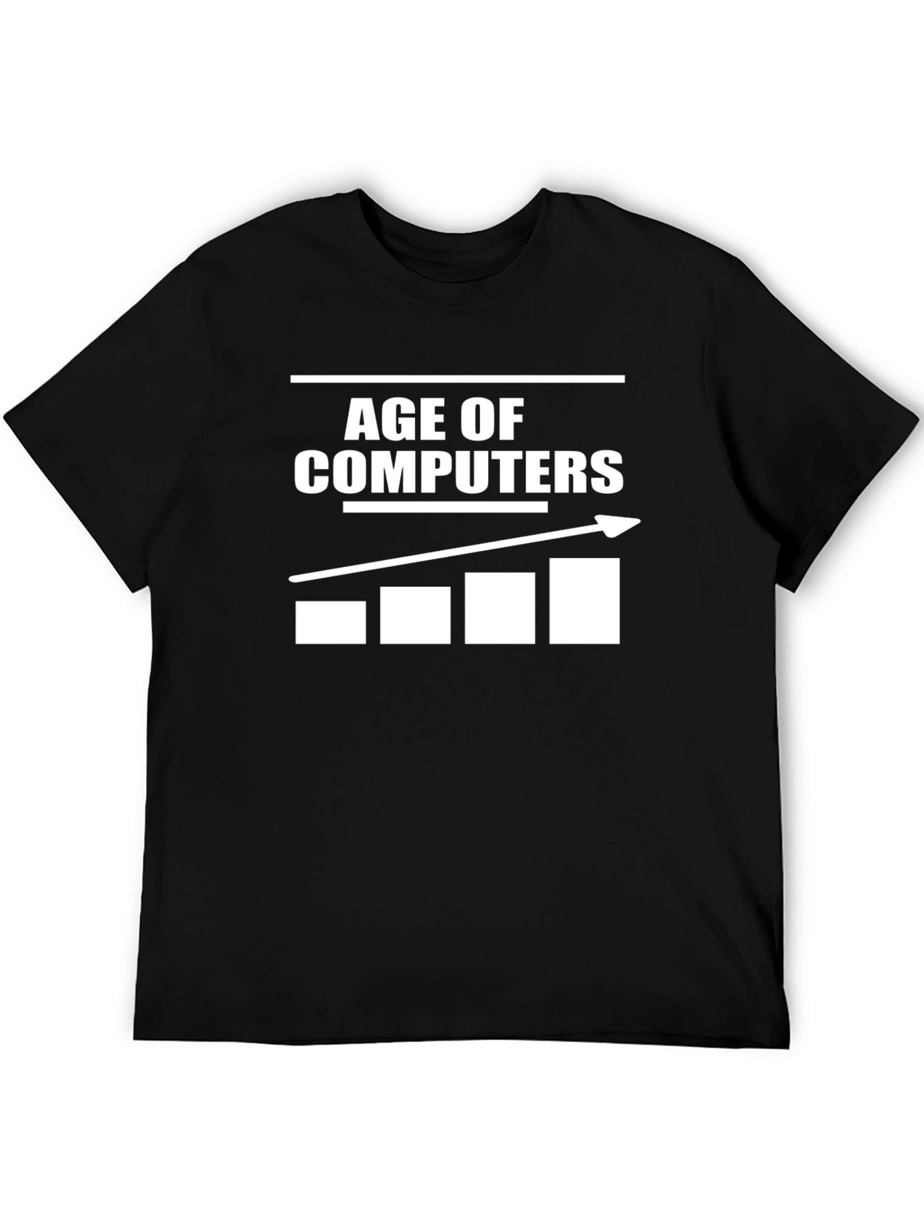 Age of Computers Graphic T-Shirt - Black