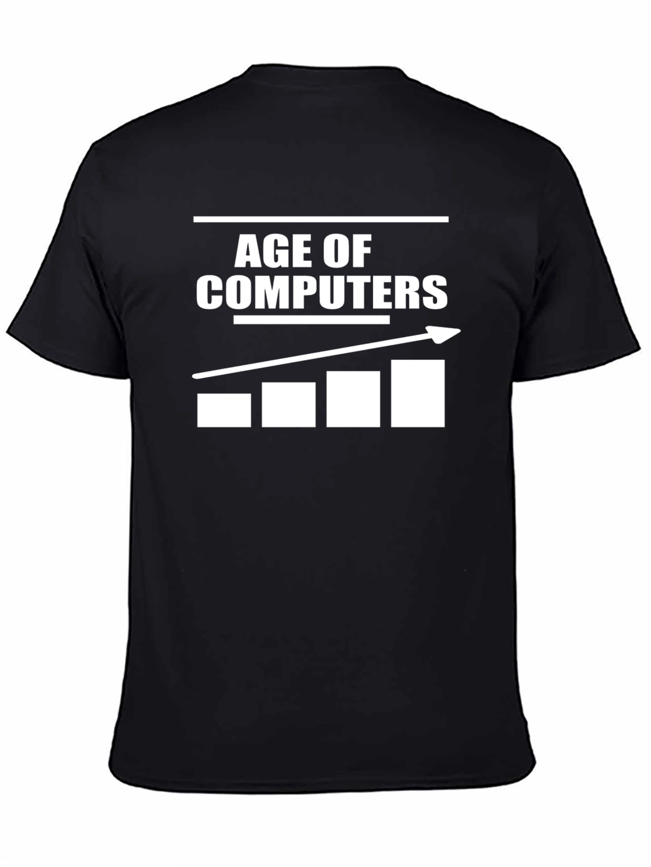 Age of Computers Graphic T-Shirt - Black