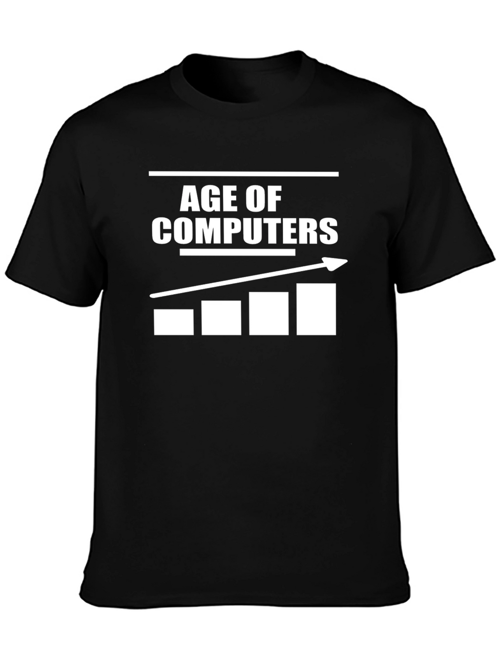 Age of Computers Graphic T-Shirt - Black