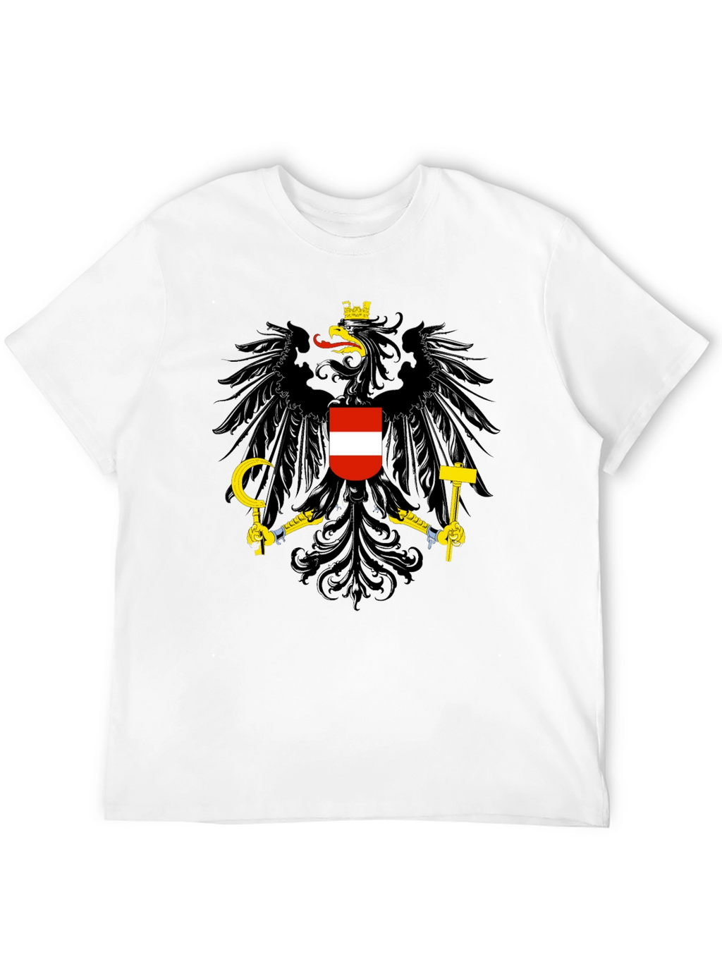 Austrian Coat of Arms Black T-Shirt