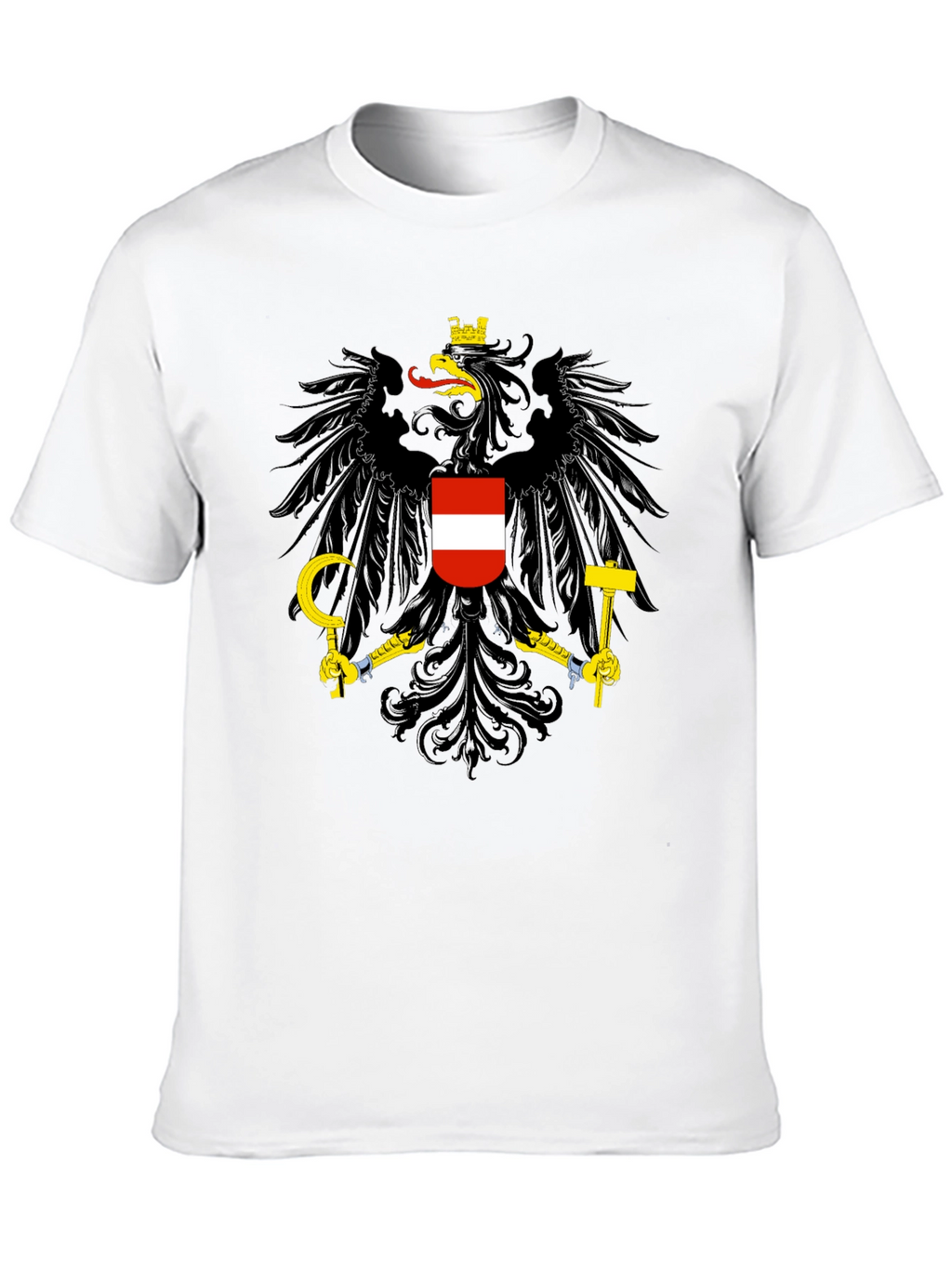 Austrian Coat of Arms Black T-Shirt