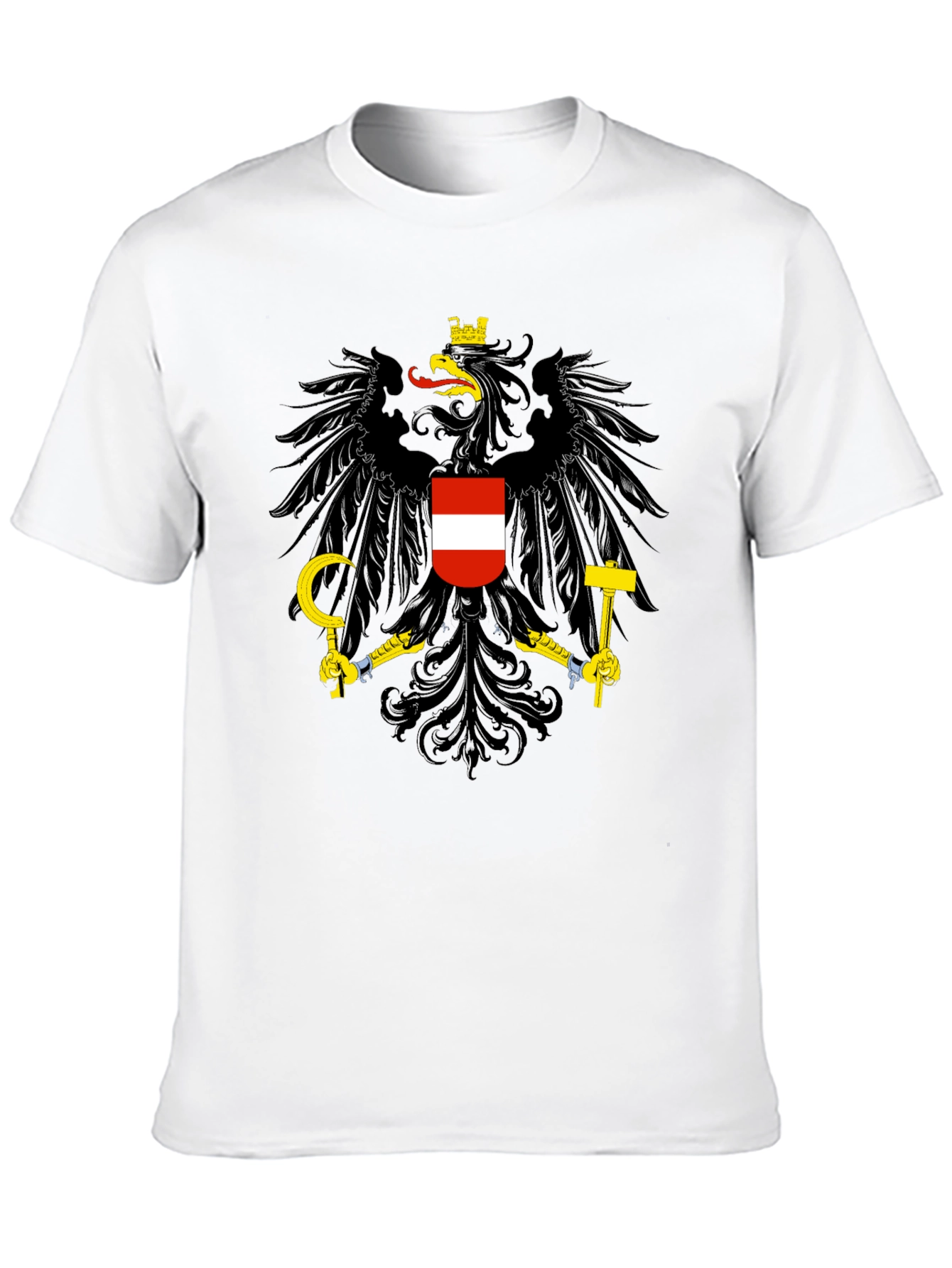 Austrian Coat of Arms Black T-Shirt