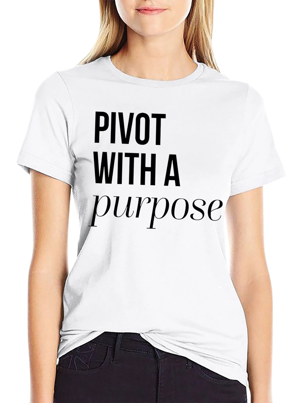 Pivot With A Purpose T-Shirt - Black