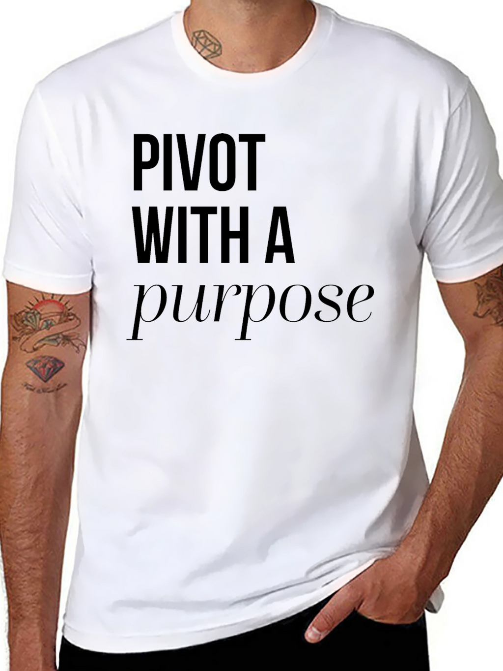 Pivot With A Purpose T-Shirt - Black