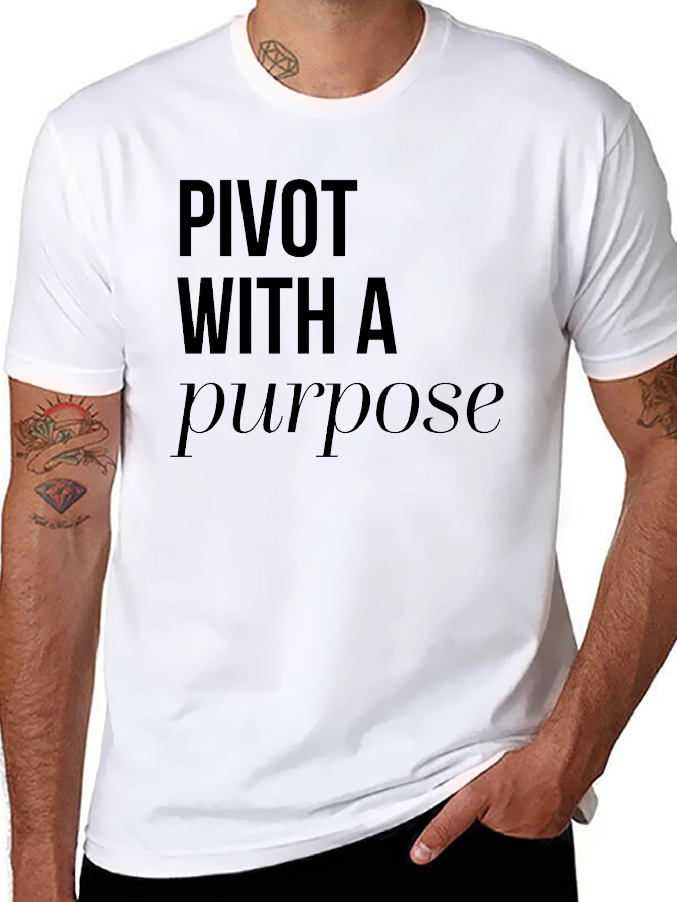 Pivot With A Purpose T-Shirt - Black