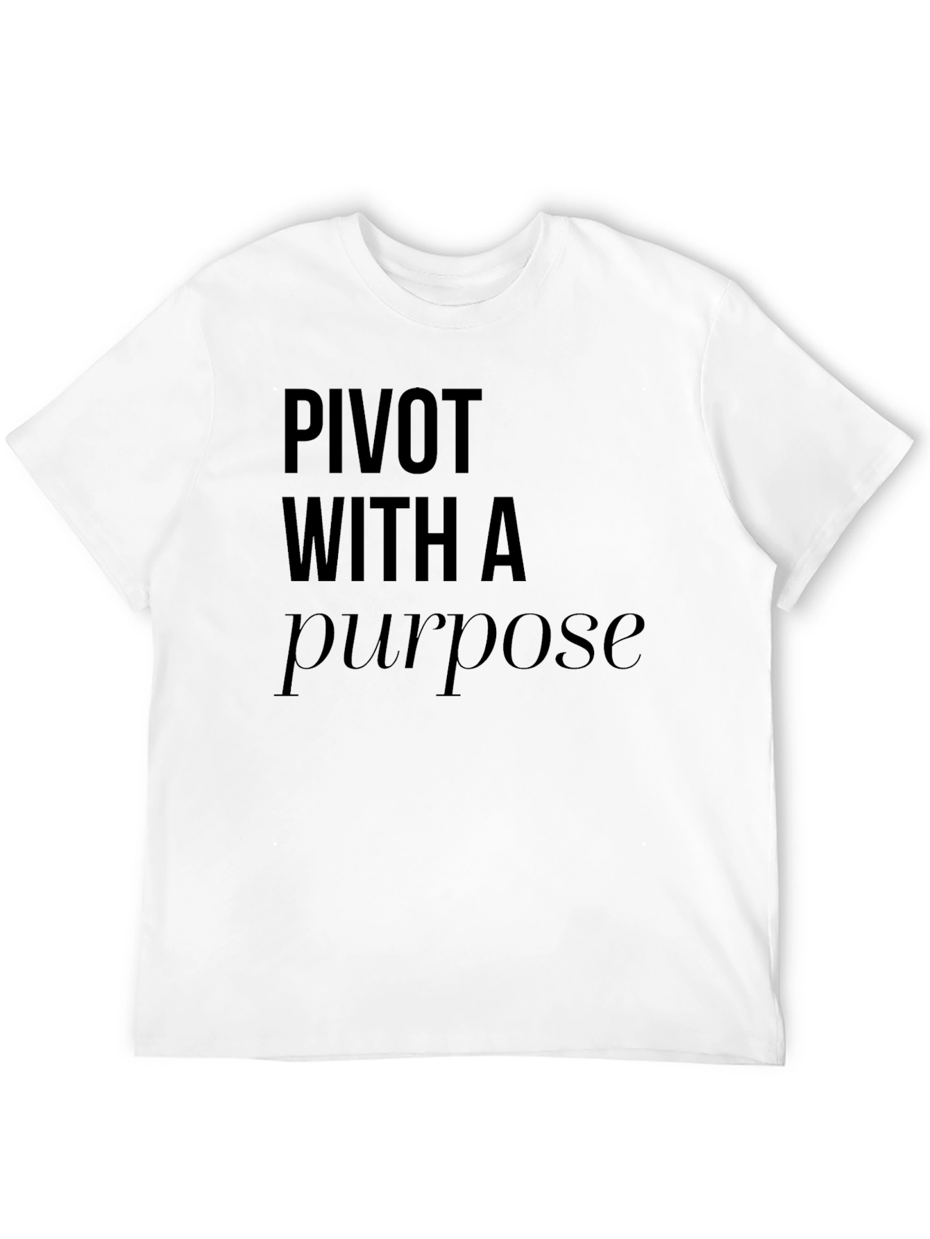 Pivot With A Purpose T-Shirt - Black