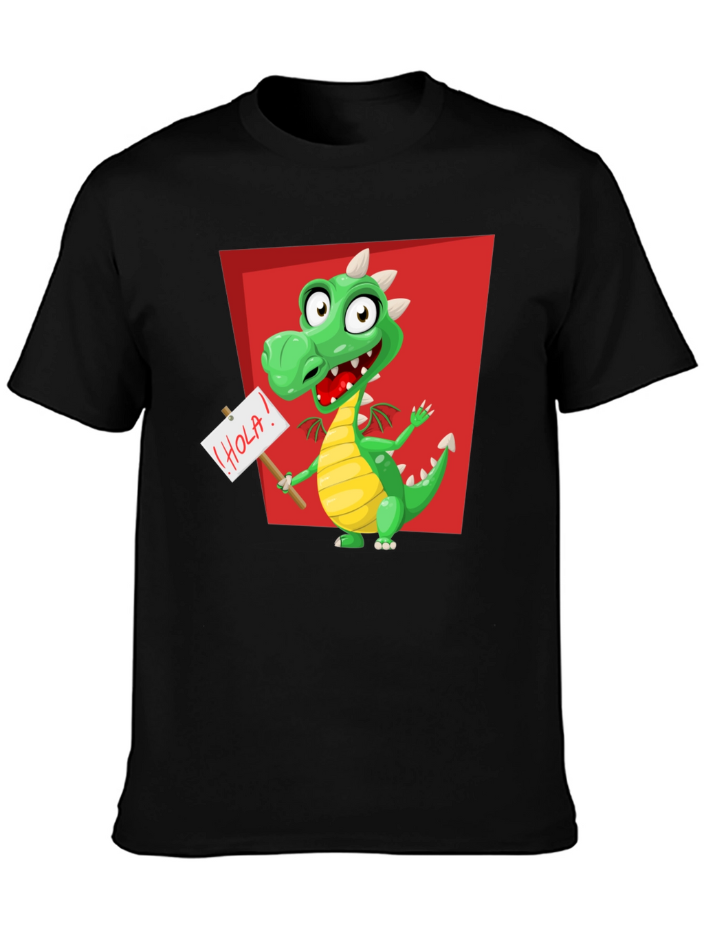 Funny Dragon Graphic T-Shirt - Hola!