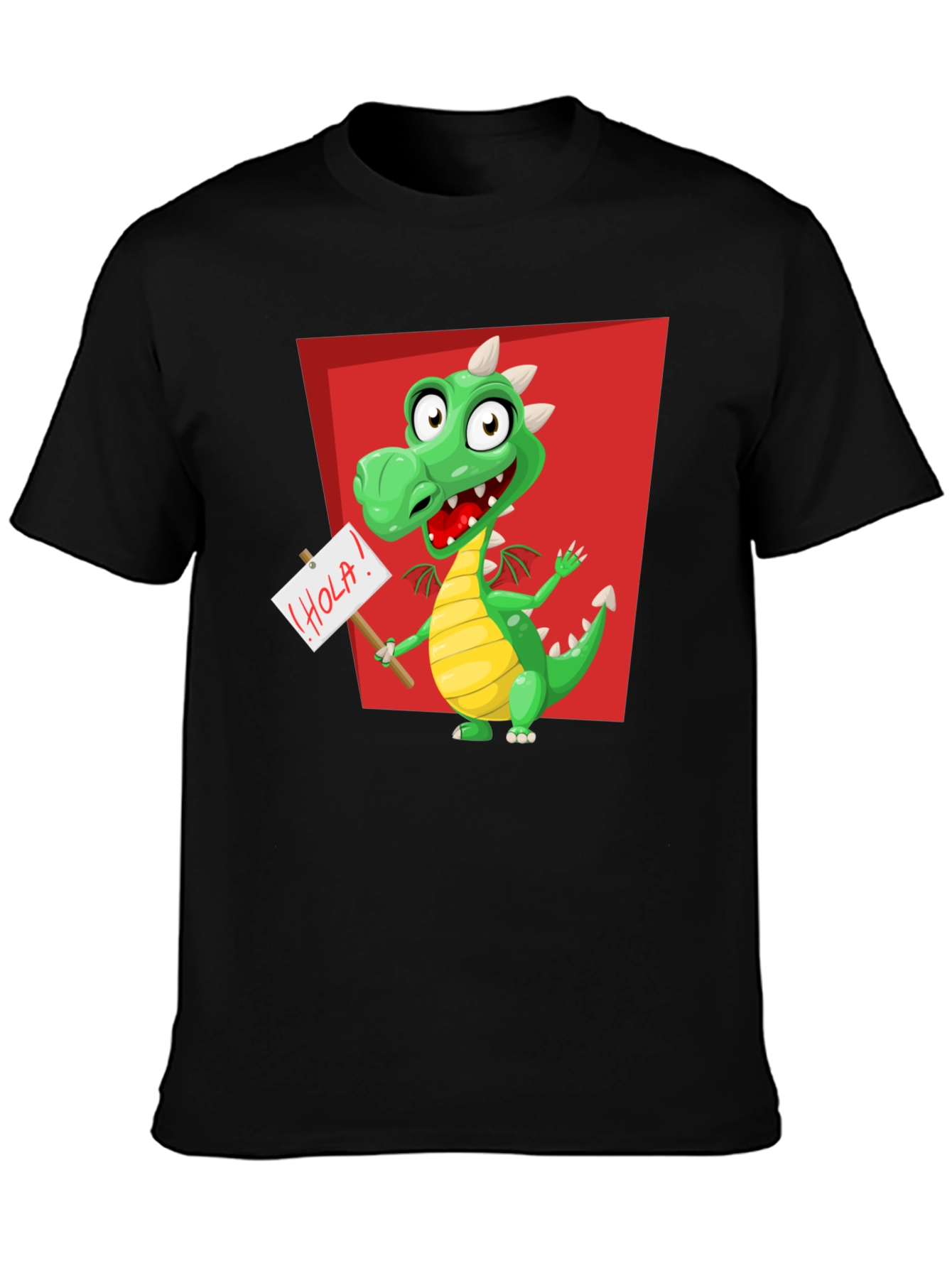 Funny Dragon Graphic T-Shirt - Hola!