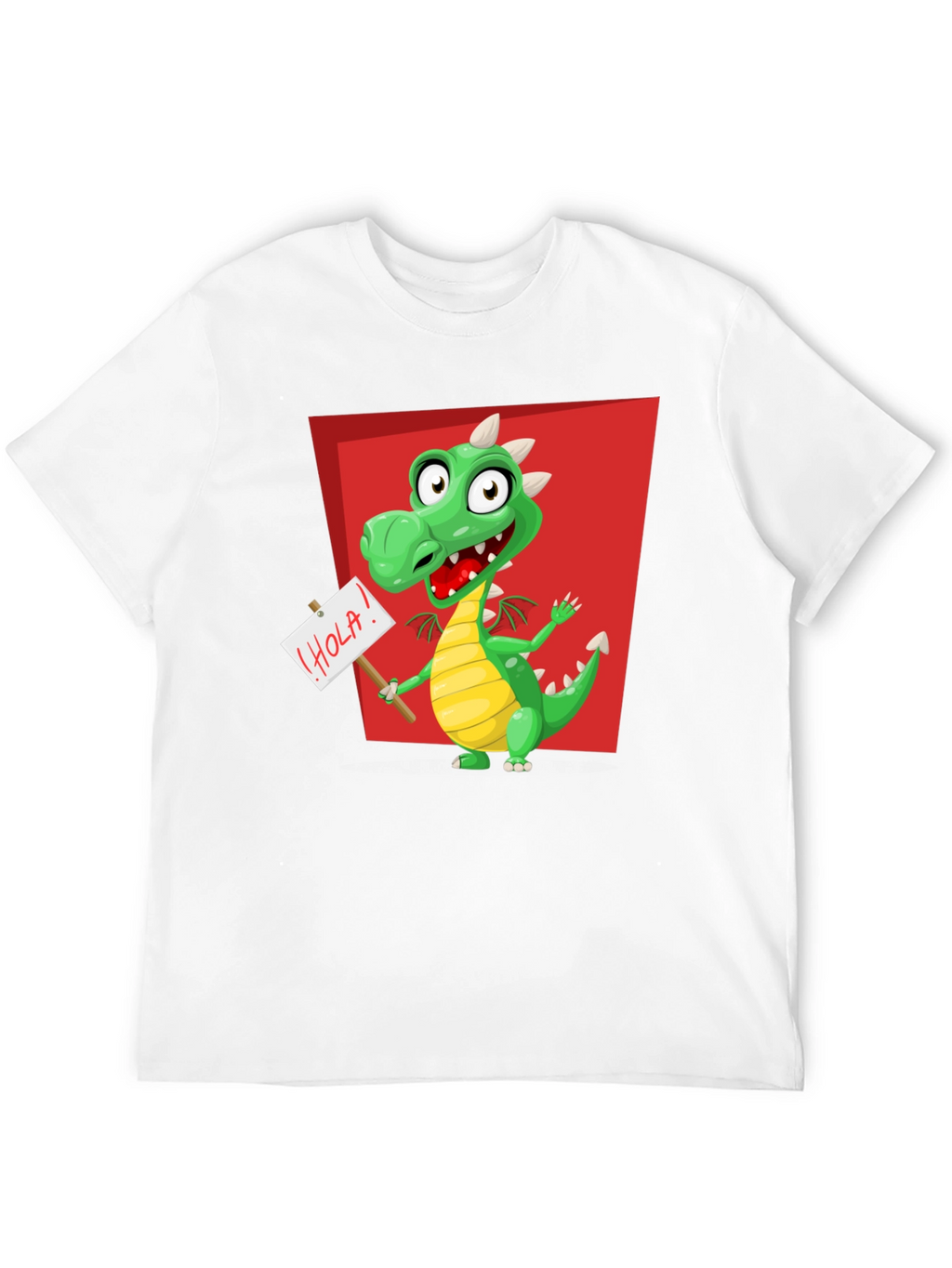 Funny Dragon Graphic T-Shirt - Hola!