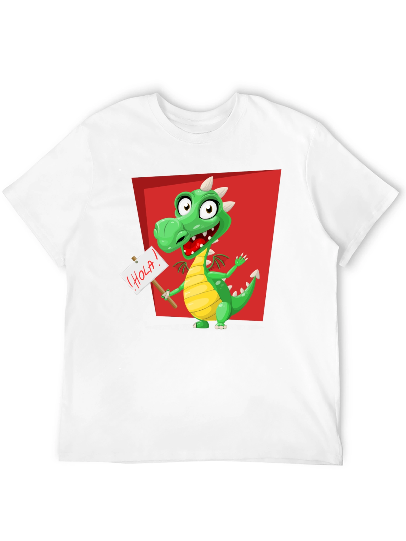 Funny Dragon Graphic T-Shirt - Hola!