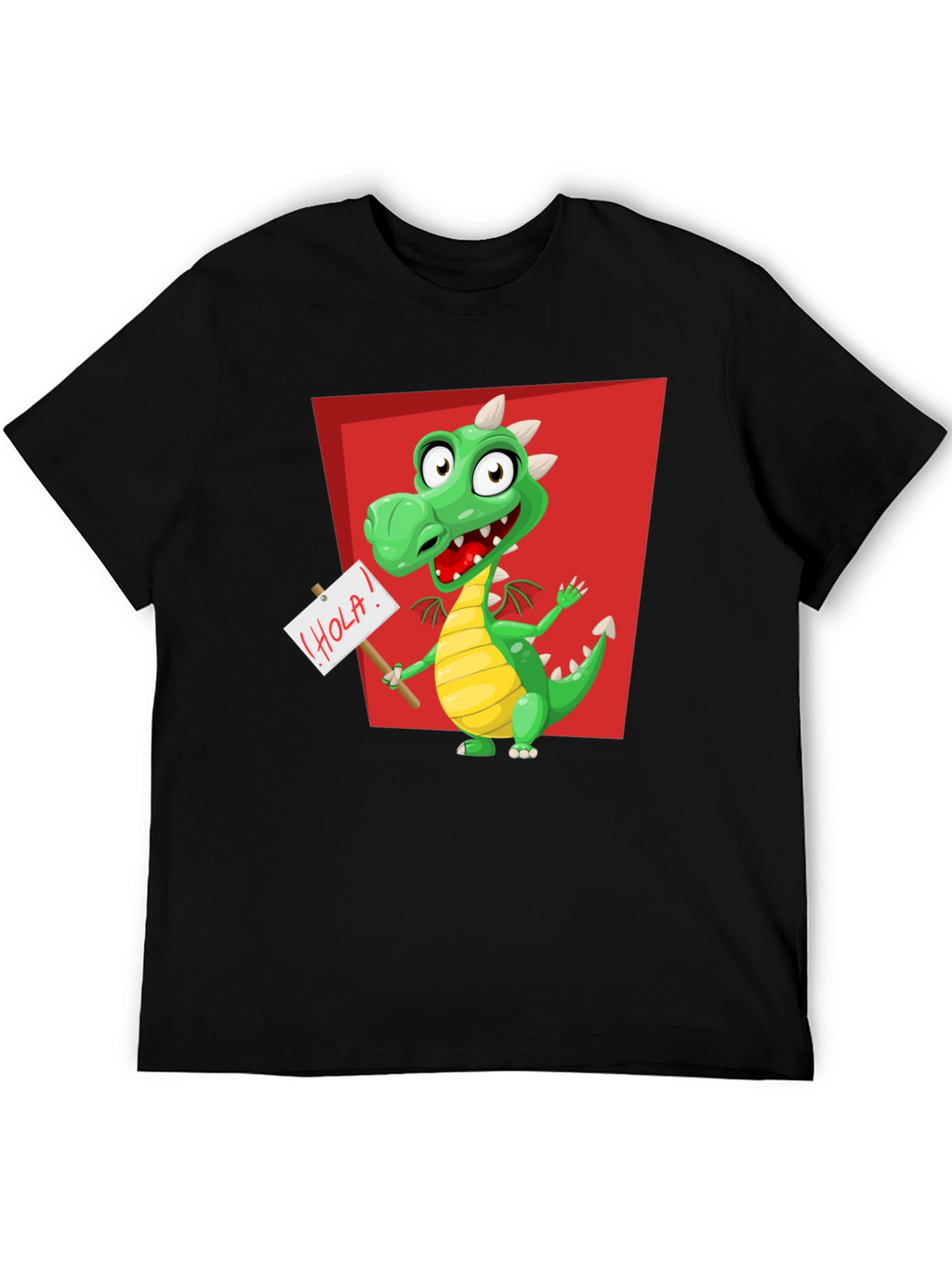 Funny Dragon Graphic T-Shirt - Hola!