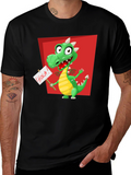 Funny Dragon Graphic T-Shirt - Hola!